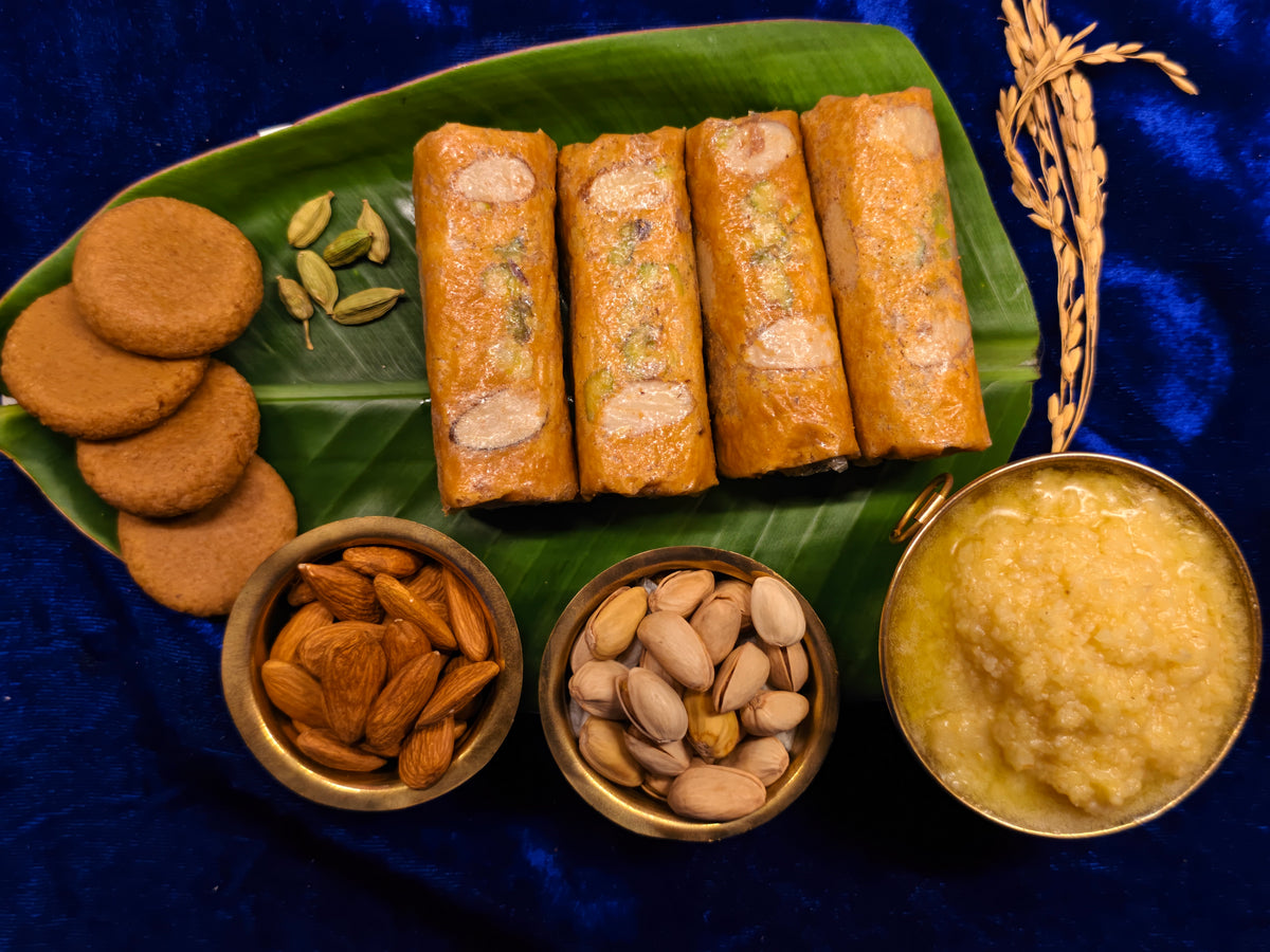 Jaggery Dry Fruits  Putharekulu